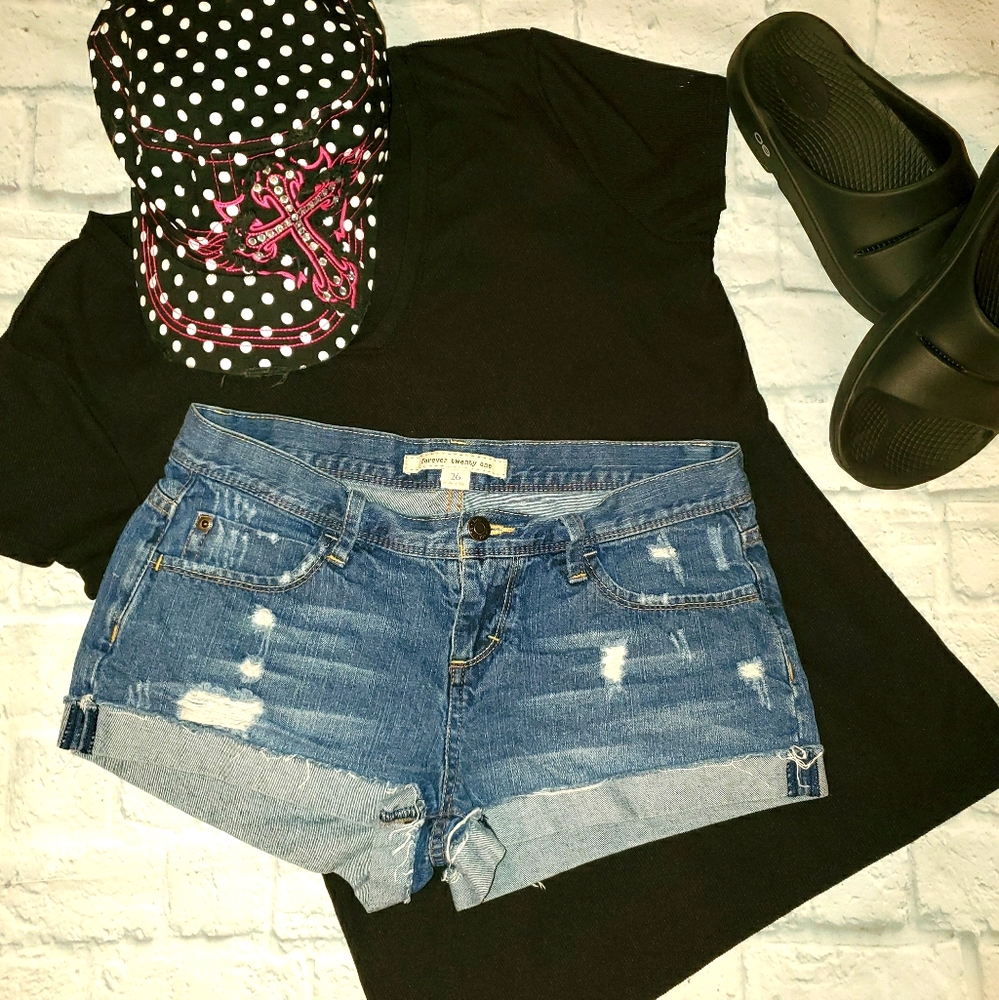 Forever twenty one jean shorts